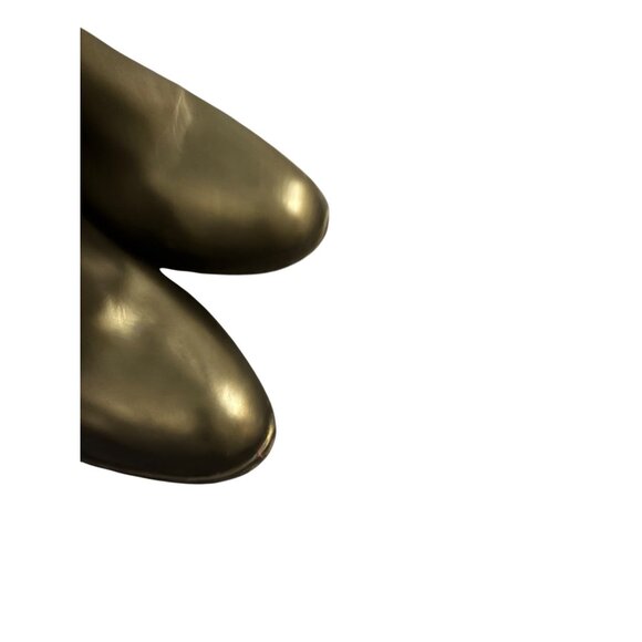 SPAZIO MODA Black Leather High Heel Ankle Boots Women Size 9.5 - Picture 12 of 14